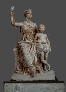 Lorenzo Bartolini, Monumento a Elisa Baciocchi Bonaparte (Statua: La magnanimità di Elisa)