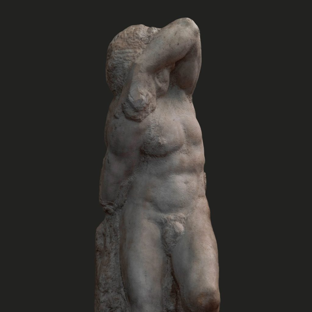 Michelangelo, Prigioni, Lo schiavo giovane