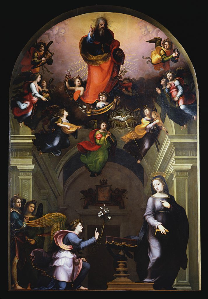 Incoronazione della vergine fra otto angeli e quattordici santi Galleria dell'Accademia di Firenze Incoronazione della vergine fra otto angeli e quattordici santi Galleria dell'Accademia di Firenze