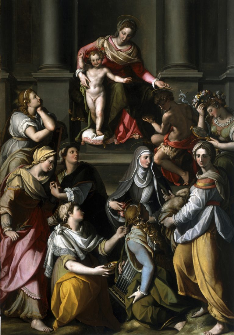 Madonna in trono col bambino Galleria dell'Accademia di Firenze Madonna in trono col bambino Galleria dell'Accademia di Firenze
