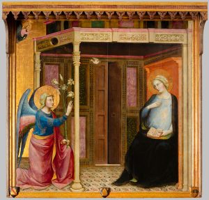 Maestro della Madonna Straus, Annunciazione
