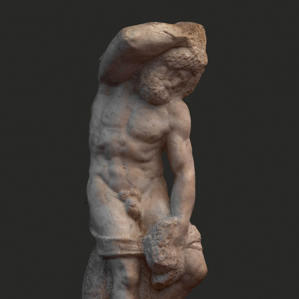 Michelangelo, Prigioni, Schiavo barbuto