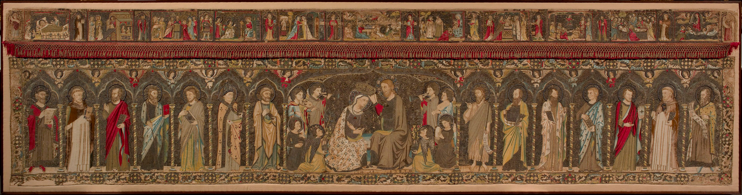 Jacopo Cambi, Incoronazione della Vergine tra otto angeli e quattordici santi