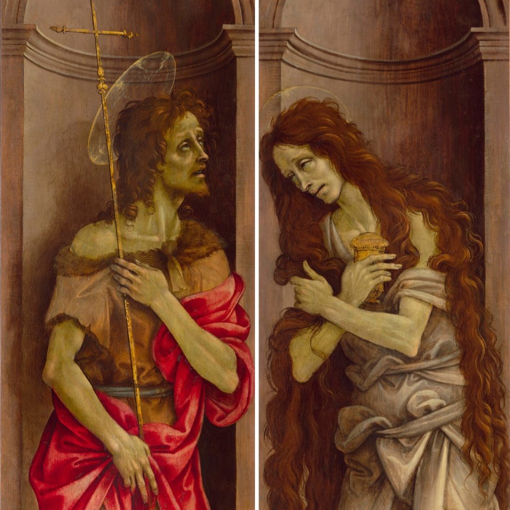 Filippino Lippi, San Giovanni Battista e Maria Maddalena