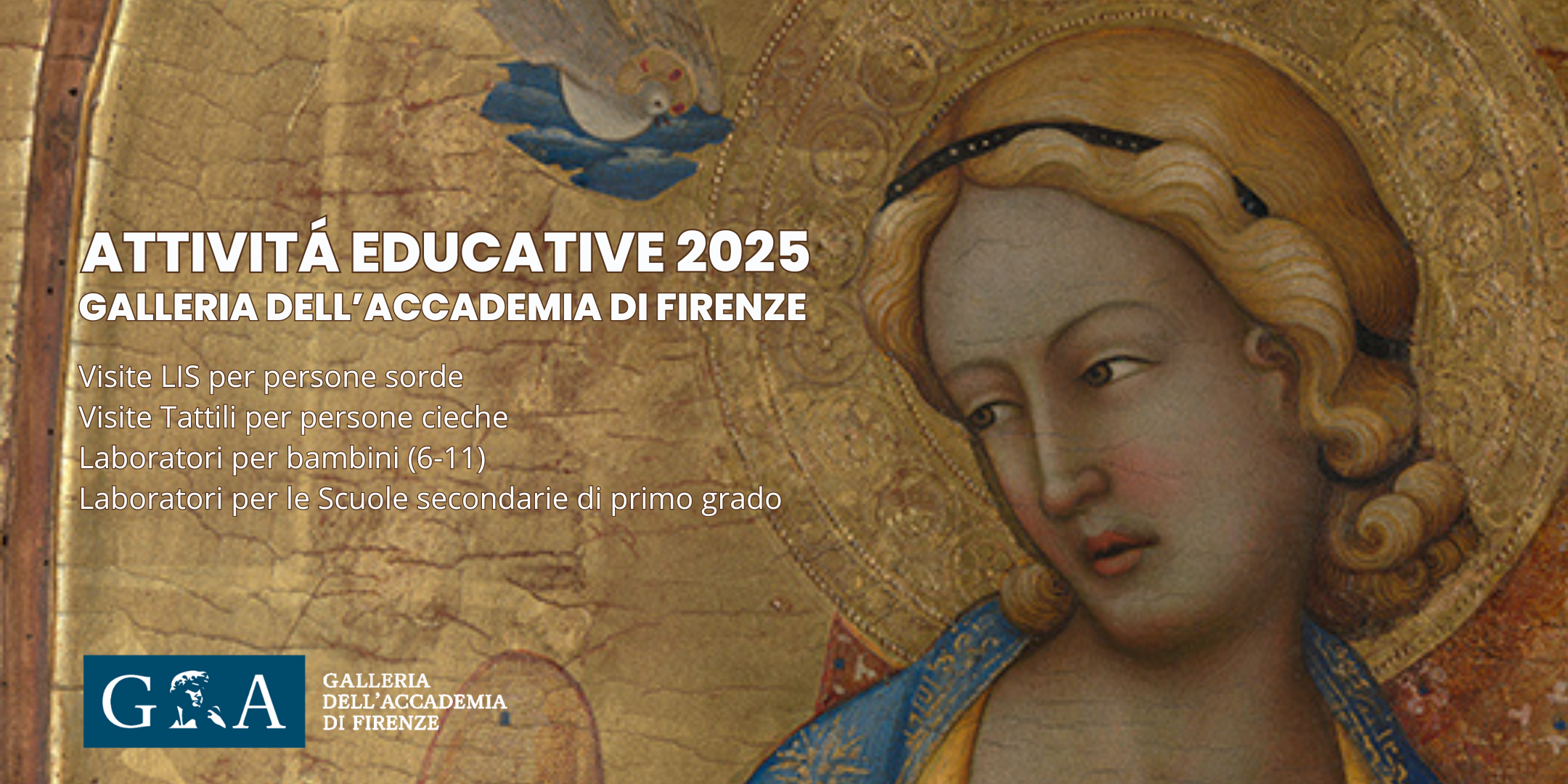 Visite Tattili, Visite LIS, attività didattiche 2025, galleria accademia firenze