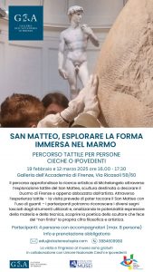 Visite tattili, galleria accademia firenze