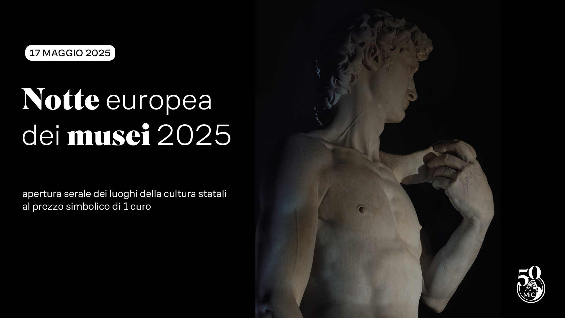 notte europea dei musei 2025