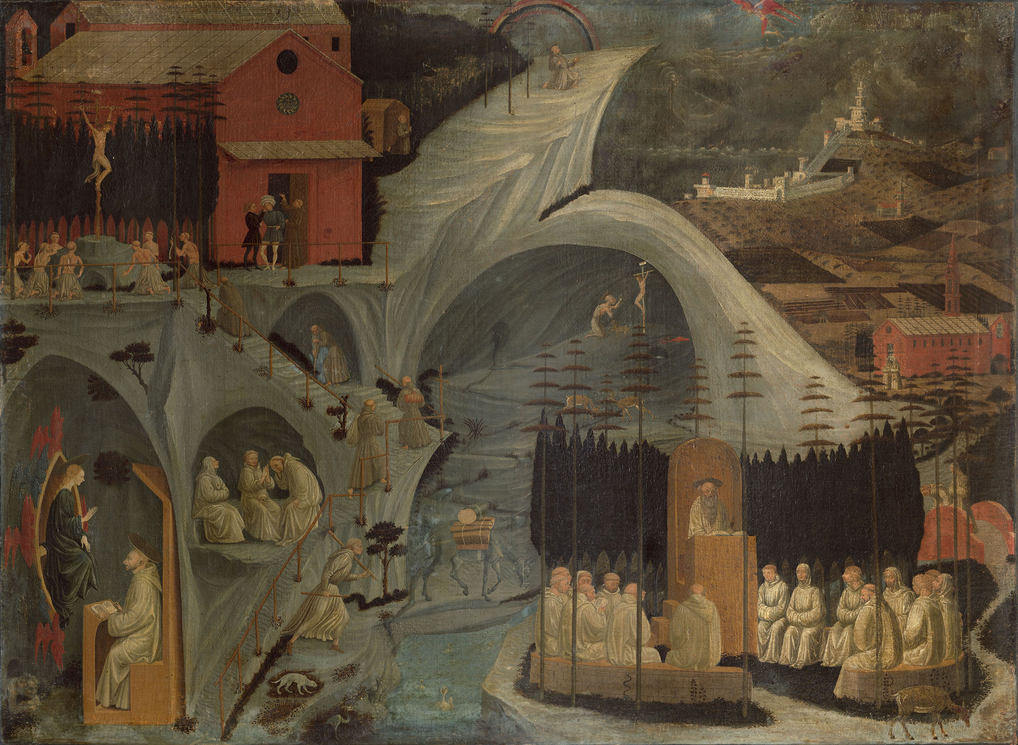 Paolo Uccello, Scene di vita eremitica (Tebaide)