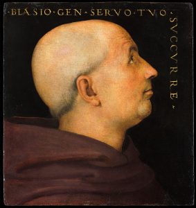 Pietro Perugino, Ritratto di Don Biagio Milanesi