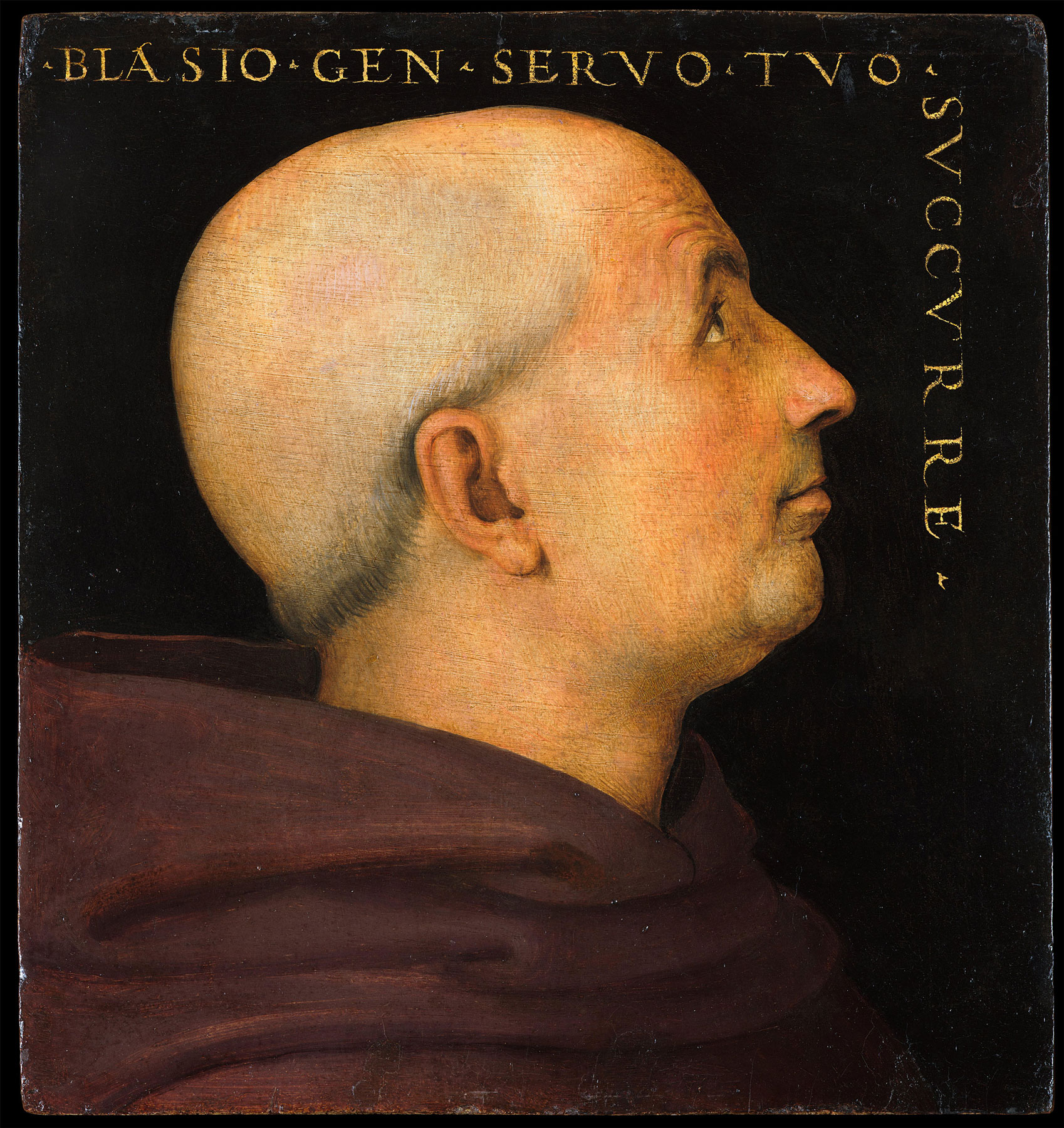 Pietro Perugino, Ritratto di Don Biagio Milanesi