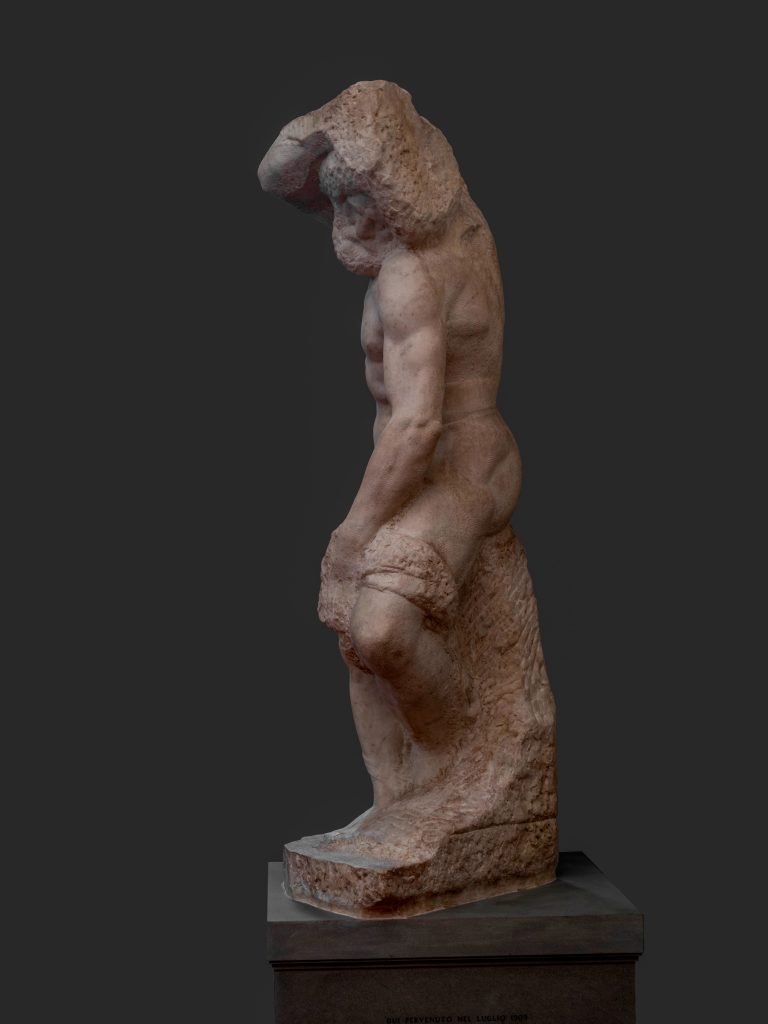 Michelangelo, Prigioni, Schiavo barbuto