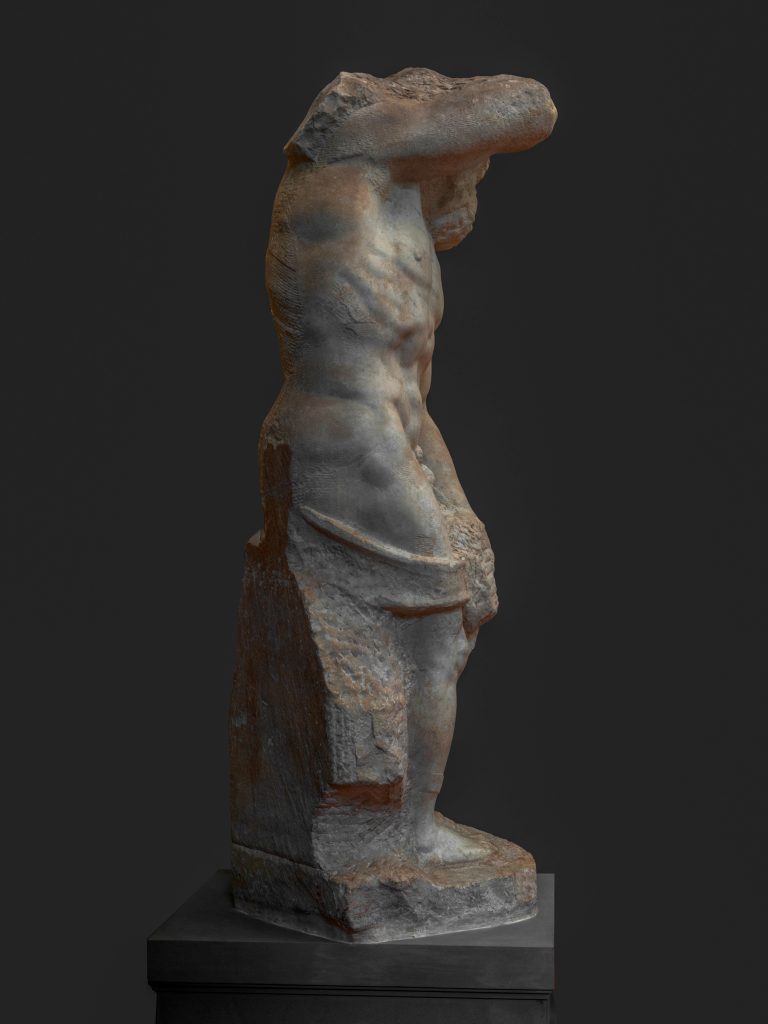 Michelangelo, Prigioni, Schiavo barbuto